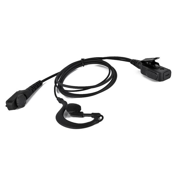 

walkie talkie 5pcs g-shape earpiece earhook headset mic pfor hyt hytera two way radio pd780 pd780g pd785 pd782 pd700 pd702