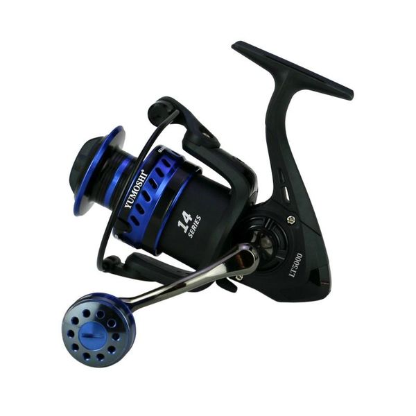 

baitcasting reels metal rocker arm and wire cup two kinds of grips, black blue lt series lure spinning wheel fishing reel