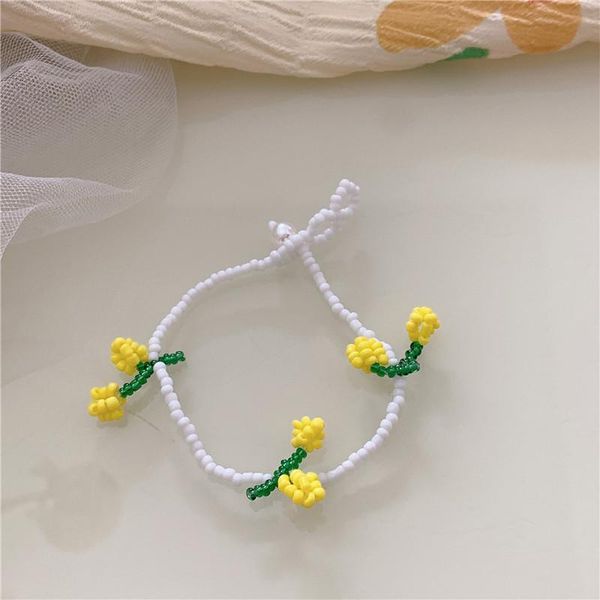 

charm bracelets bohemian no box beads colorful strawberry fruit charming jewelry for women weave wristband, Golden;silver