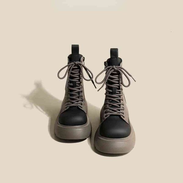 

dress shoes qweek short phased locomotive platform martin tube boots unique british style early autumn rubber shoes korean 7n01 dose, Black