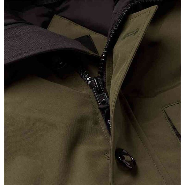 

23[classic] ca na da goose canadian men's down hooded parka coat net-a-porter, Black