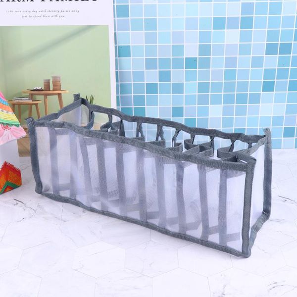 

storage drawers 1 set of 3pcs nylon underwear box compartments bra case flexible organizer multi-purpose grids sto