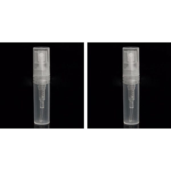 

storage bottles & jars 100 x 2ml plastic travel spray bottle empty transparent perfume atomizer