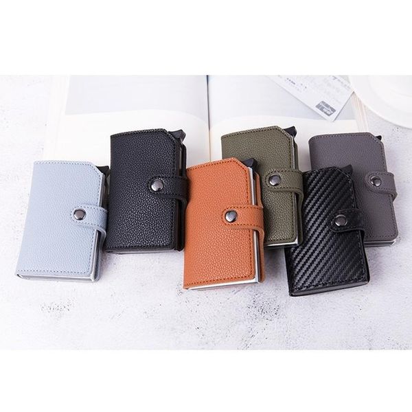 

bycobecy business credit card holder card wallet rfid credit card travel minimalist wallet passport hol qylnrt