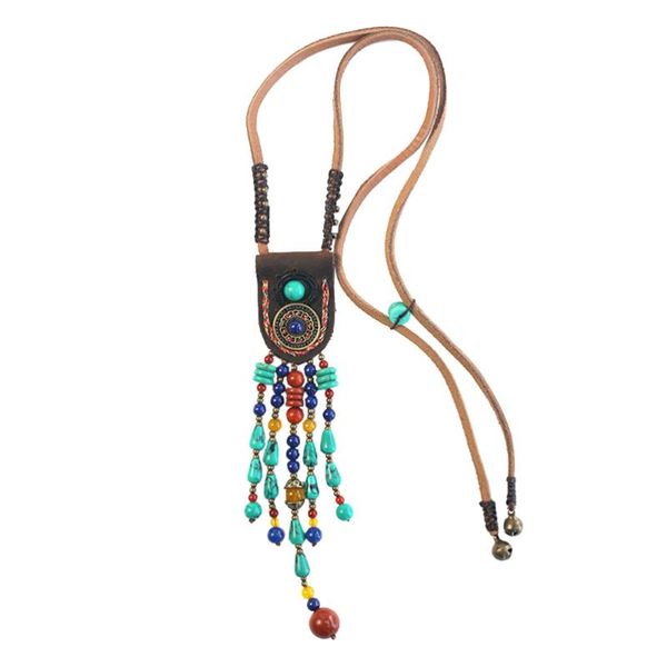 

pendant necklaces 1pc necklace ethnic style stone fashion accessory, Silver