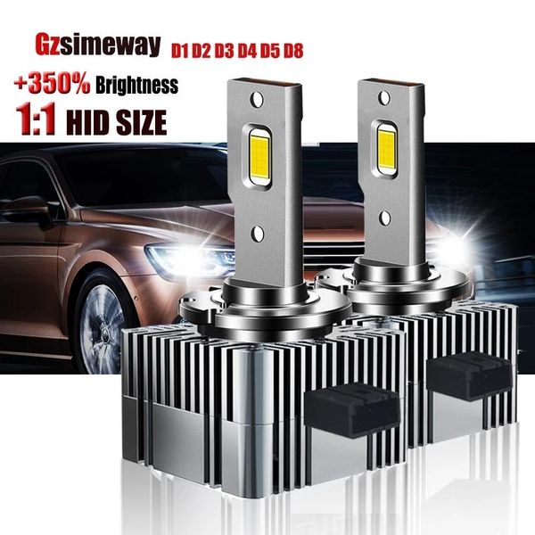 

car headlights d3s led headlight hid d1s d2s d4s d5s d8s d1r d2r d3r d4r canbus 30000lm turbo 6000k white 70w plug&play auto lamp bulbs