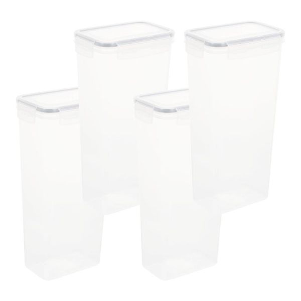 

storage bottles & jars 4pcs grain canisters sealing food containers kitchen