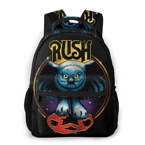 

backpack rush band for girls boys travel rucksackbackpacks teenage school bag