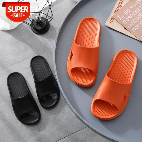 

new couples stylish sandals slip-proof thick-soled indoor outdoor slippers men flip flops house slippers shoes woman home #cg7z, Black