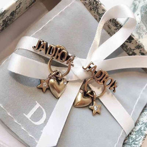 

special offer 75%off outlet onlineexcellent decoration letter love star circle 925 silver needle female earrings jewelry e6e5