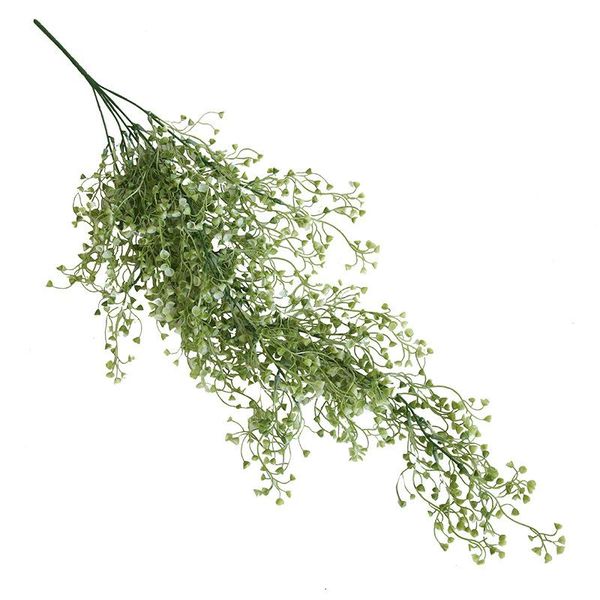 

decorative flowers & wreaths 5pcs/lot simulation plastic shell grass calla artificial green plants vine wedding garden plant wall hanging ra