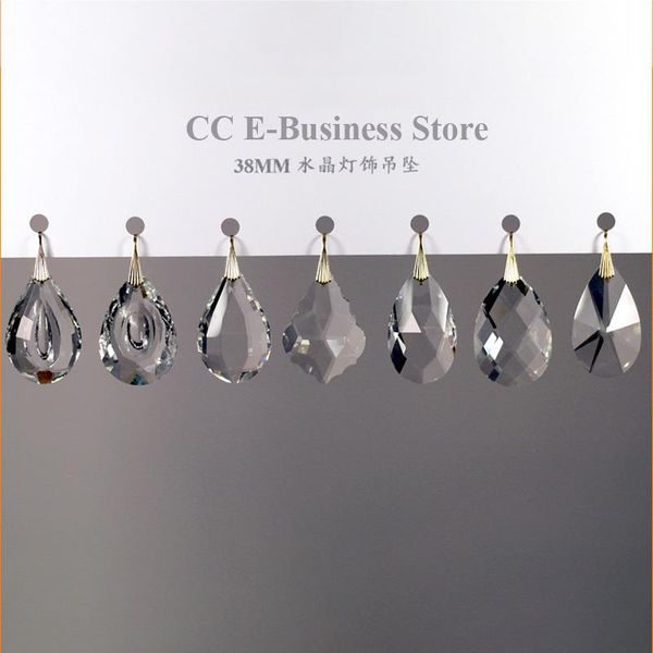 

40pcs/lot 30mm crystal suncatcher chandelier prism parts clear hanging pendant home wedding party window xmas decor craft