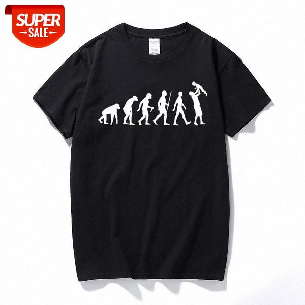

evolution of dad t-shirt funny t shirt retro fathers day gift daddy fashion tee summer tshirt cotton casual camisetas hombre #7p17, White;black