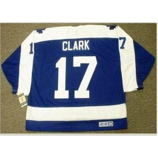 

goodjob men youth women vintage #17 wendel clark toronto maple leafs 1992 ccm hockey jersey size s-5xl or custom any name or number, Black