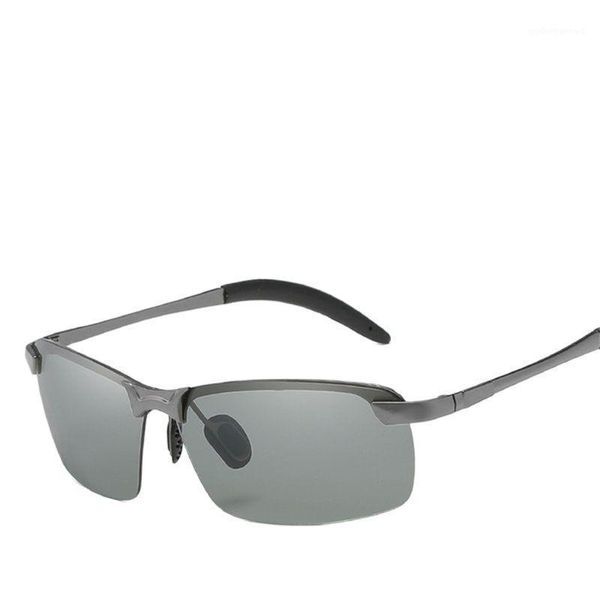 

sunglasses polarized with gradient color shades for men drivers, White;black