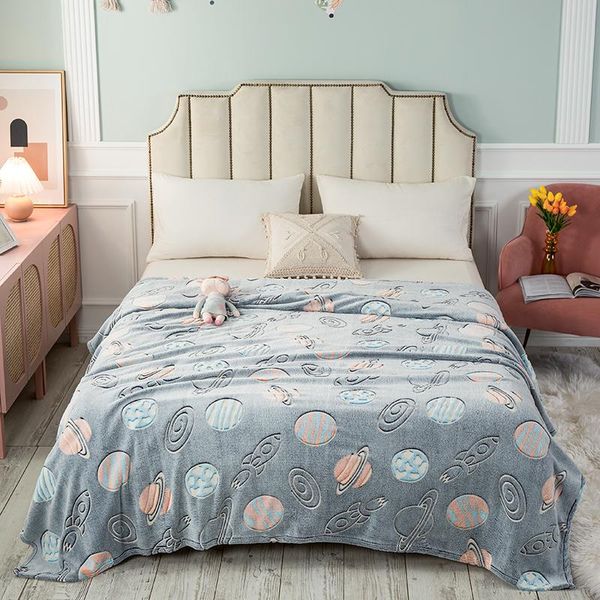

luminous velvet flannel blanket thick coral fleece t bedspread for sofa