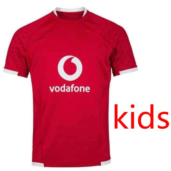 

2021 british & irish lions rugby jersey 20 21 home training test warm up kids shirt size 16-26, Black;gray