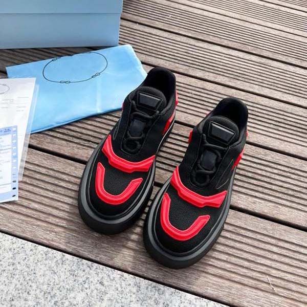 

men's designer sneakers brand luxury casual shoes plus designer trainers high canvas women's shoes b23 with box and dustbag by sho, Black