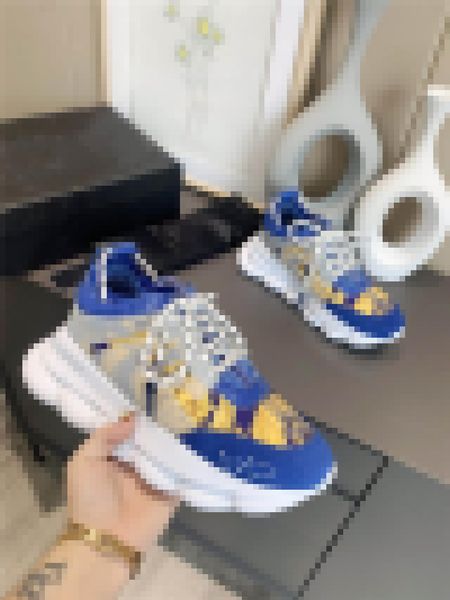 

designer casual shoes men's chain reaction leopard calf hair trainer shoes sneakers with box new, Black