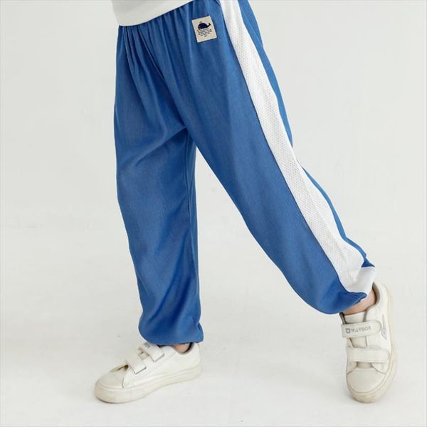 

baby pants boys girls kids summer child knitted jogging sports breathable casual toddle running cargo boy, Blue