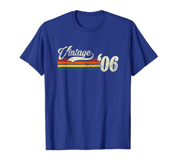 

vintage 2006 13th birthday shirt 13 years old gift, White;black