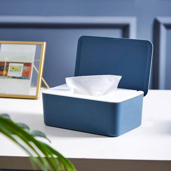 

tissue boxes & napkins dust-proof box seal baby wipes paper storage dispenser household plastic with cover flip