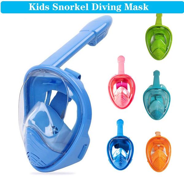 

diving masks kids child sports swimming scuba anti fog full face breathing mask snorkeling underwater equipment