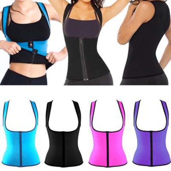 Frauen-Shapers Frauen Schweißsteigende Taille Training Korsett Trainer Sauna Anzug Shaper Sport Weste Neopren-Körper.