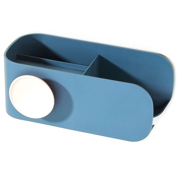 

bathroom storage & organization punch-hair dryer rack wall-mounted drier plastic holder hanger shelf for home el dormitory deep bl