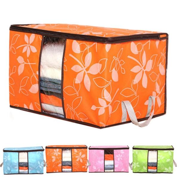 

storage bags foldable zipper clothes organizer blanket bag waterproof closet for pillow quilt