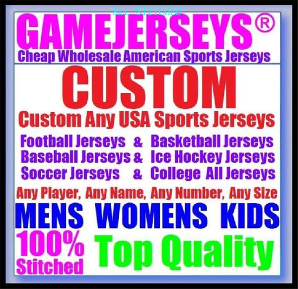 

custom basketball baseball ice hockey american football jerseys for men women youth number popular2021 soccer jersey palyer 4xl 5xl 6xl, Black