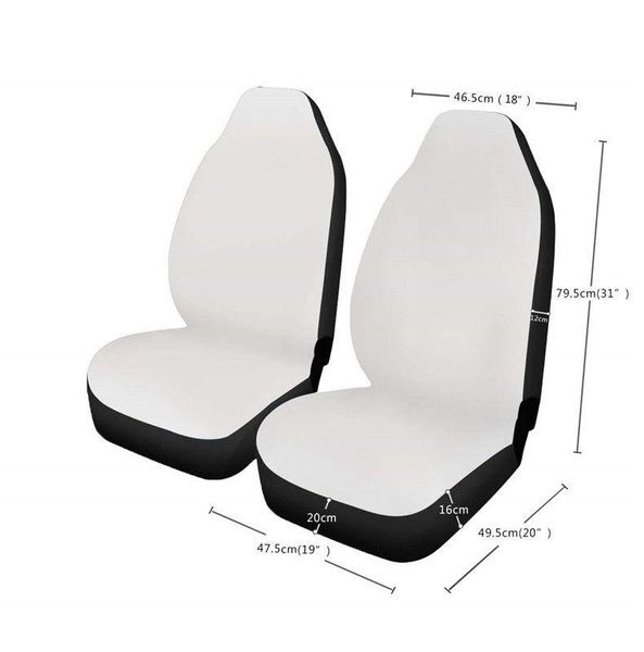 

car seat covers front protector green leaf blossom pink flowers fashion auto cover 2 piece universal fit white onesize"] u2ja
