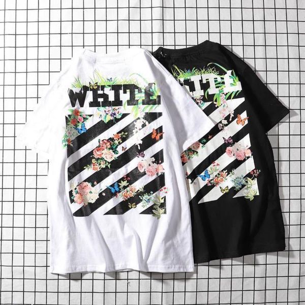 

style spring off japanese style men's cartoon short sleeve t-shirt, White;black