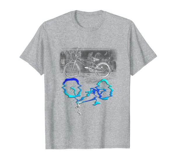 

vintage bmx shirt boys bike rider fan street dirt artistic, White;black