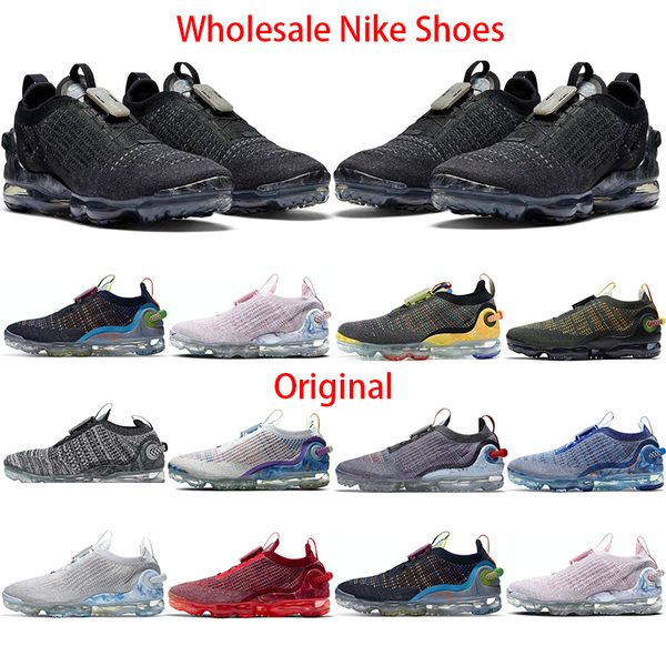 

fashion running shoes dark grey deep royal blue light arctic pink opti yellow oreo pure platinum summit white trainers sneakkers size 36-45