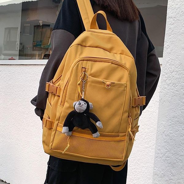 

backpack hocodo 2021 women's female fashion leisure nylon waterproof backpacks college student lappackbags