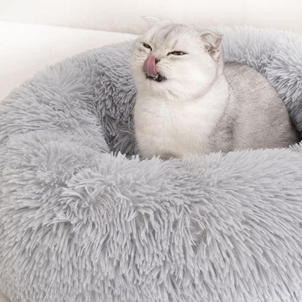 

cat beds & furniture long plush pet pad soft bed anti-slip wear-resistant winter warming sleeping animal cushion puppy mat portable product