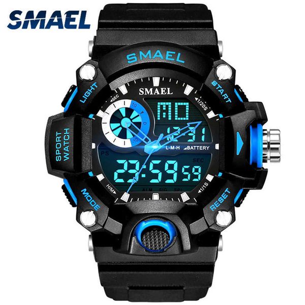 Mens Relógios Smael Top Marca Led LED Watch Digital Homens Military Sport Style Relógios Relógios Relógios Relogio Masculino G1022