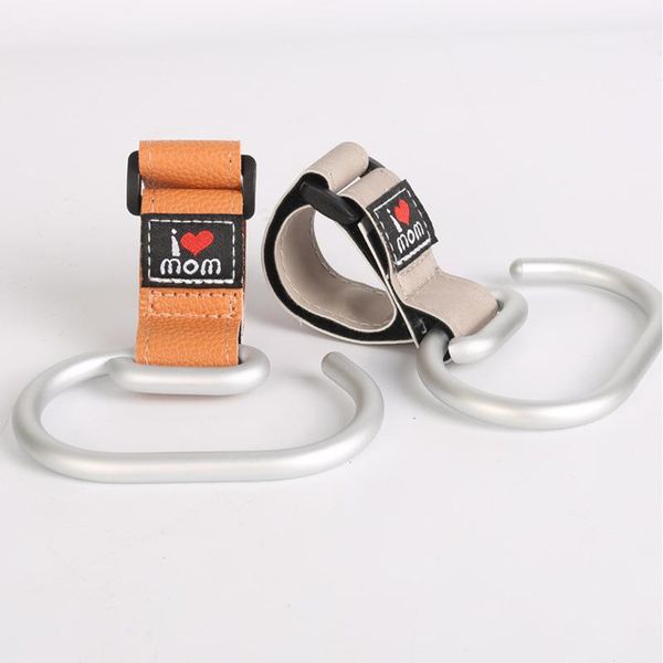 

baby hanger baby bag stroller hooks pram rotate 360 degree cart hook stroller accessories brown gray1