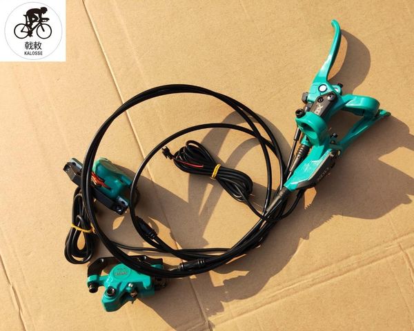 

bike brakes 5 colors alloy electrical hydraulic disc brake e-bike
