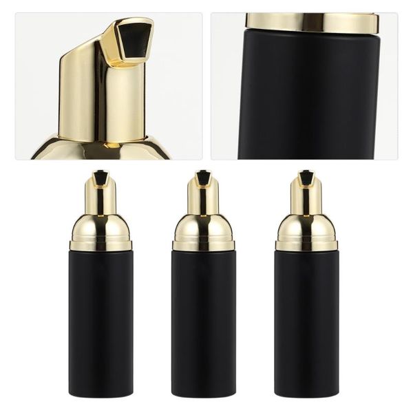 

storage bags 3pcs 60ml foaming dispenser bottles travel pump shampoo soap