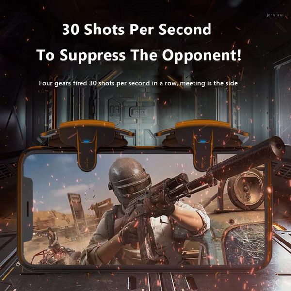 

mobile game controller for pubg knives out ak05 physical mapping turbo fire aim button gamepad phone smartphone controllers & joysticks1