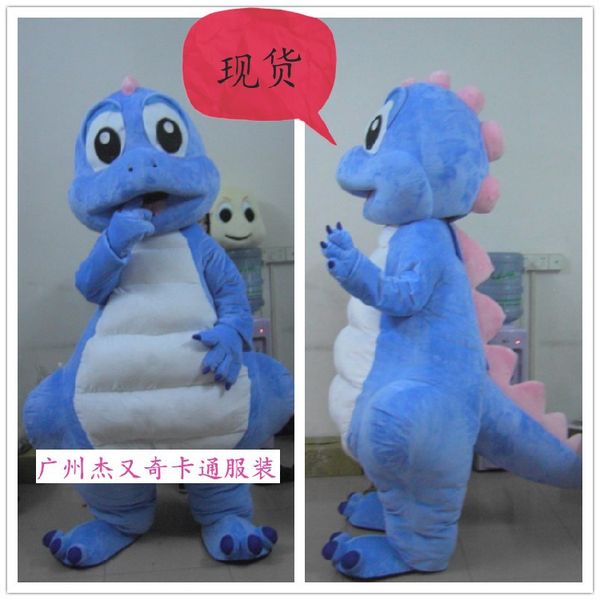 

mascot costumes lovely dinosaur dragon mascot costume outfits clothing advertising carnival hallowen, Red;yellow