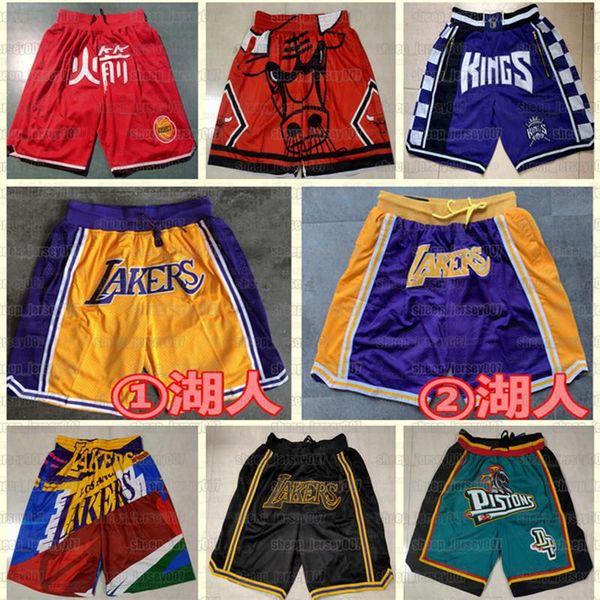

menslos angeles lakers supersonic stitched basketball north carolina just basketball shorts don pistons mitchell&ness, Black