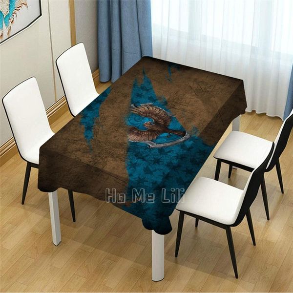 

table cloth sea eagle patten design decoration tablecloth for dining