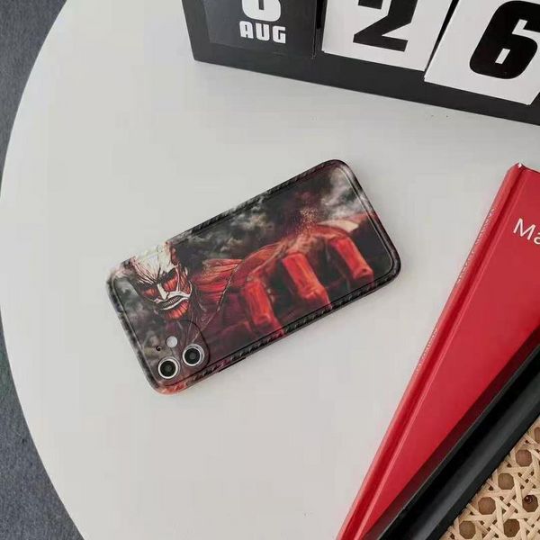 

attack on titan cartoon bone animation printing mobile phone case clear pattern not easy to fade