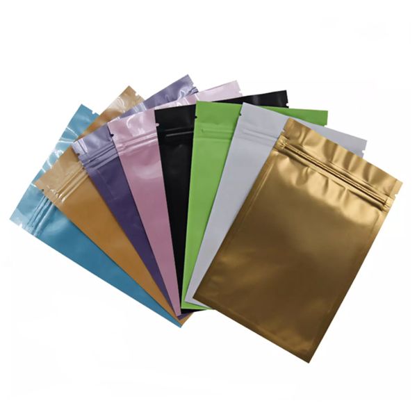 

aluminum foil reclosable packaging zipper bags for dry fruits