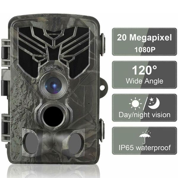 

20mp 1080p hc-810a hunting camera trail wildlife p traps hd night vision ir filter sensor ip65 waterproof trigger time