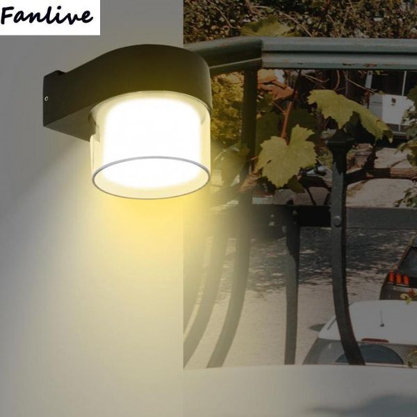 

wall lamps 10pcs ac 110-240v 5w led light waterproof modern sconce lamp for home corridor outdoor