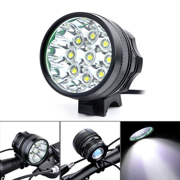 

portable lanterns duuti waterproof 4500lm 9 x xm-l t6 led camping fishing bicycle cycling flashing light lamp